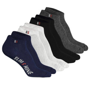 SLIMSHINE Men's Cotton Ankle Length Socks