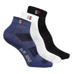 SLIMSHINE Men's Cotton & Terry Cushion Ankle Length Socks