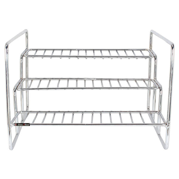 SLIMSHINE Multi Purpose 2 Layer Kitchen Storage Shelf (STEP RACK)