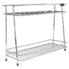SLIMSHINE Multi Purpose 2 Layer Kitchen Storage Shelf (V - SHAPE)