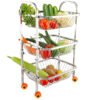 3 Shelf Fruit & Vegetable with Wheels