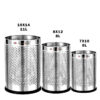 SLIMSHINE Stainless Steel Perforated dustbin Combo
